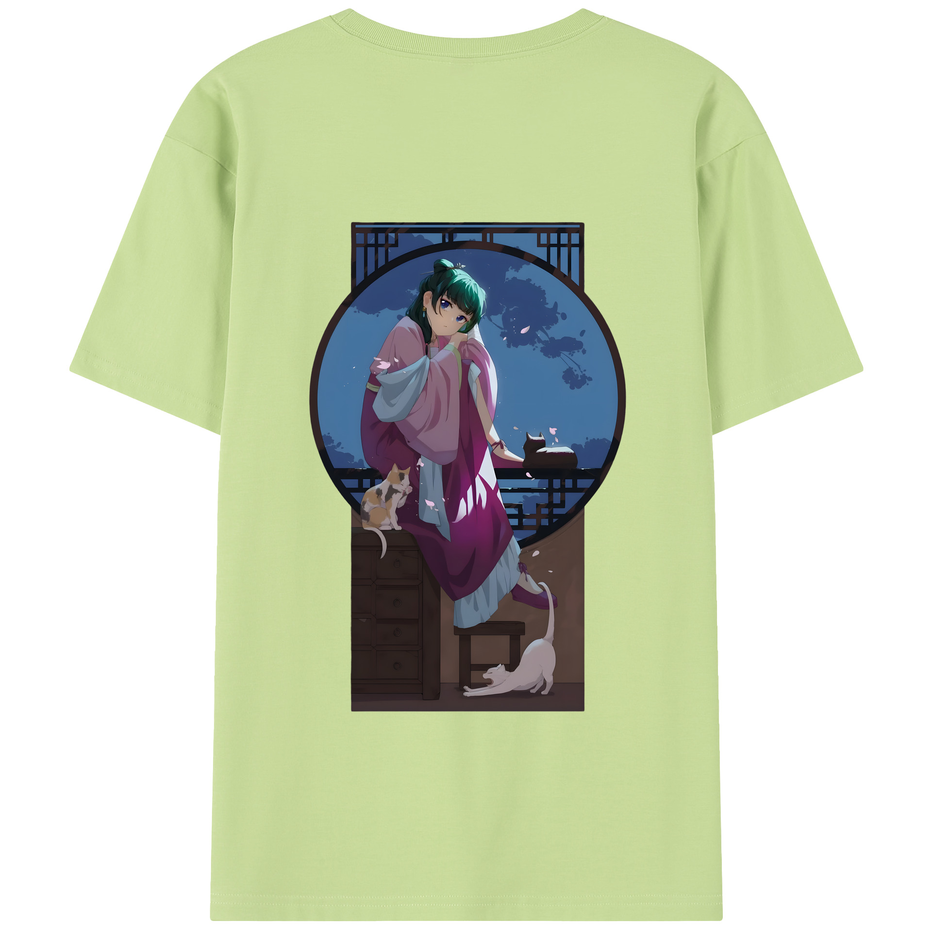 （画像用） 薬屋のひとりごと The Apothecary Diaries 綿100％半袖Tシャツ（背面プリント）